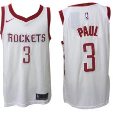 Nike NBA Houston Rockets 3 Chris Paul Jersey White Swingman Association Edition