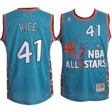 Nike NBA Charlotte Hornets 41 Glen Rice 1996 All Star Jersey Green Throwback