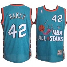Nike NBA Milwaukee Bucks 42 Vin Baker 1996 All Star Jersey Green Throwback