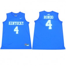 Nike NCAA Kentucky 4 Rajon Rondo Jersey Blue Hardwood Classics