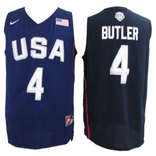 Nike USA 4 Jimmy Butler 2016 Dream Team Stitched NBA Jersey Navy Blue