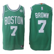 Nike NBA Boston Celtics 7 Jaylen Brown Jersey Green