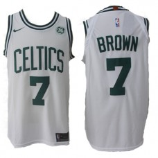 Nike NBA Boston Celtics 7 Jaylen Brown Jersey White