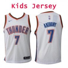 Nike NBA Kids Oklahoma City Thunder #7 Carmelo Anthony Jersey White