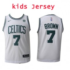 Nike NBA Kids Boston Celtics #7 Jaylen Brown Jersey White