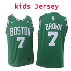 Nike NBA Kids Boston Celtics #7 Jaylen Brown Jersey Green