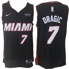 Nike NBA Miami Heat 7 Goran Dragic Jersey Black