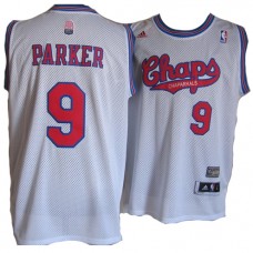 Best Tony Parker Spurs Chaps ABA Retro White Jerseys For Sale