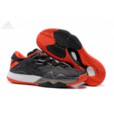 Adidas Crazylight Boost Low 2016 Black Red Cheap For Sale