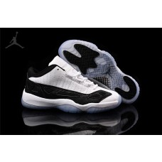 Authentic Cheap Jordan 11 Retro Low IE White-Black Shoes Online