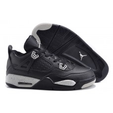 Best Air Jordan 4 (IV) Retro Oreo Black Grey Shoes Sale