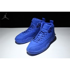 Best Cheap Jordans 12 XII Blue Suede Online Free Shipping