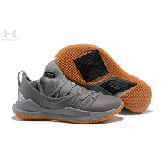 Best Under Armour Curry 5 Grey Gum Shoes For Sale