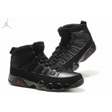 Big Size Air Jordan 9 Retro All Black Shoes Sale Online
