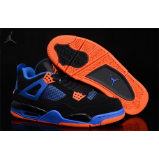 Biggest Air Jordan 4 Retro Cavs Blue Black Shoe Collection