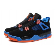 Buy Nike Air Jordan 4 Retro Cavs Black Blue Orange Shoes