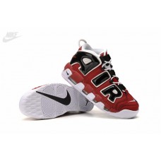 Buy Nike More Uptempo Bulls Varsity Red White On Feet