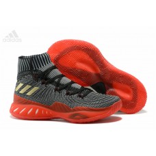 Cheap Adidas Crazy Explosive 2017 Primeknit Grey Red For Free Shipping