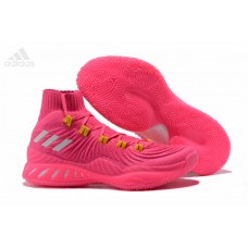 Cheap Adidas Crazy Explosive 2017 Primeknit Pink Shoes Online
