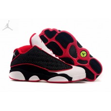Cheap Air Jordan 13 XIII Low Retro Black White Red Sneakers Sale