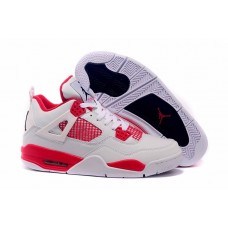 Cheap Air Jordan 4 Alternate 89 White Gym Red For Sale