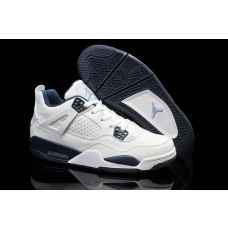 Cheap Air Jordan 4 Legend Blue White Midnight Navy For Women