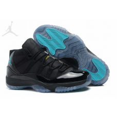 Cheap Air Jordan Retro 11 XI Gamma Black Blue Shoes For Sale