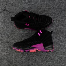 Cheap Authentic Jordans 12 Retro Doernbecher Black Pink Online