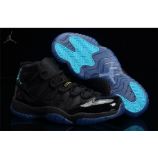 Cheap Big Size Air Jordan 11 Gamma Black Shoes For Sale