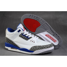 Cheap Big Size Air Jordan 3 Retro White Grey For Sale