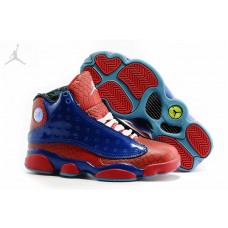 Cheap Girls Jordans 13 Spiderman GS Blue Red Sale Online