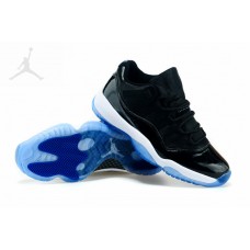 Jordan 11 Retro Low Black Blue Sneakers On Sale