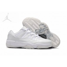 Jordans 11 Low Heiress Frost All White 2017 For Sale Online
