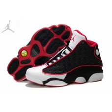 Cheap Mens Jordans 13 XIII Retro Black White Red For Sale