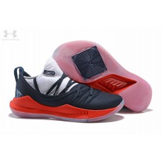 Cheap Mens Under Armour Curry 5 Low Black Red Shoes Sale