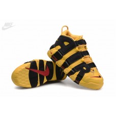 Cheap More Uptempo Custom Bruce Lee NoirAmarillo Shoes