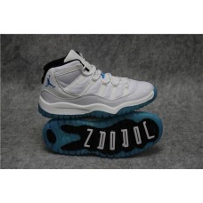 Cheap New Air Jordans 11 Legend Blue White For Kids Sale From China