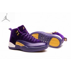 Cheap New Retro Jordans 12 XII Purple Velvet Sale From China