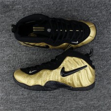 Cheap Nike Air Foamposites Pro Metallic Gold Black For Sale