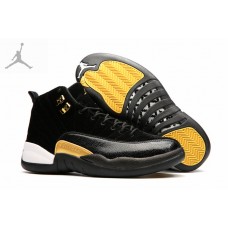 Cheap Real Jordans 12 XII Black Velvet Sneakers For Sale Online