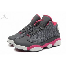 Cheap Real Jordans 13 GS Retro Cool Grey Pink For Sale Online