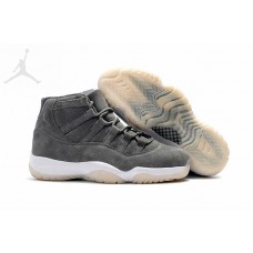 Cheap Retro Jordans 11 Premium Grey Suede From China Online