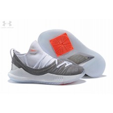 Cheap UA Curry 5 White Grey Sneakers For Men Sale