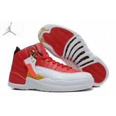 Cheap Womens Air Jordans 12 GS Red White For Sale Online
