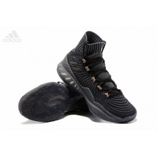 Clearance Sale Adidas Crazy Explosive 2017 Primeknit Black Grey For Men