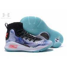 Clearance UA Curry 4 More Magic Multi-Color High Tops Shoes Sale