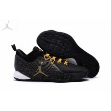 Clearance Sale Nike Jordan CP3.10 Black Gold Sneakers