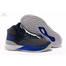 Cool Adidas Derrick Rose 8 Dark Grey Black Blue For Men