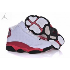 Cool Air Jordan 13 Retro Chicago White Red Black Shoes For Kids