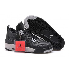 Cool Air Jordan 4 (IV) Retro All Black Sneakers Sale Online